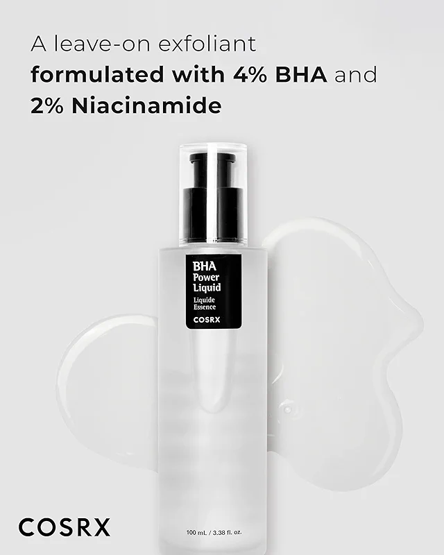 COSRX Niacinamide 2% + BHA 4% Blackhead Exfoliant Toner 3.38 fl.oz / 100ml