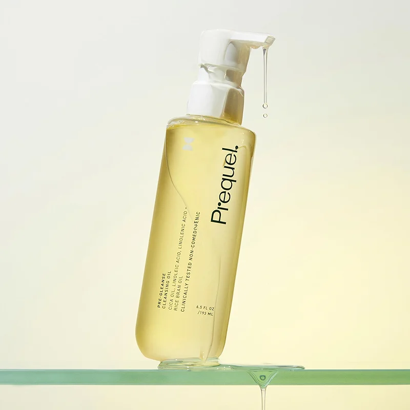 Prequel Skin Pre-Gleanse Oil Cleanser for Face. Double Cleansing Oil