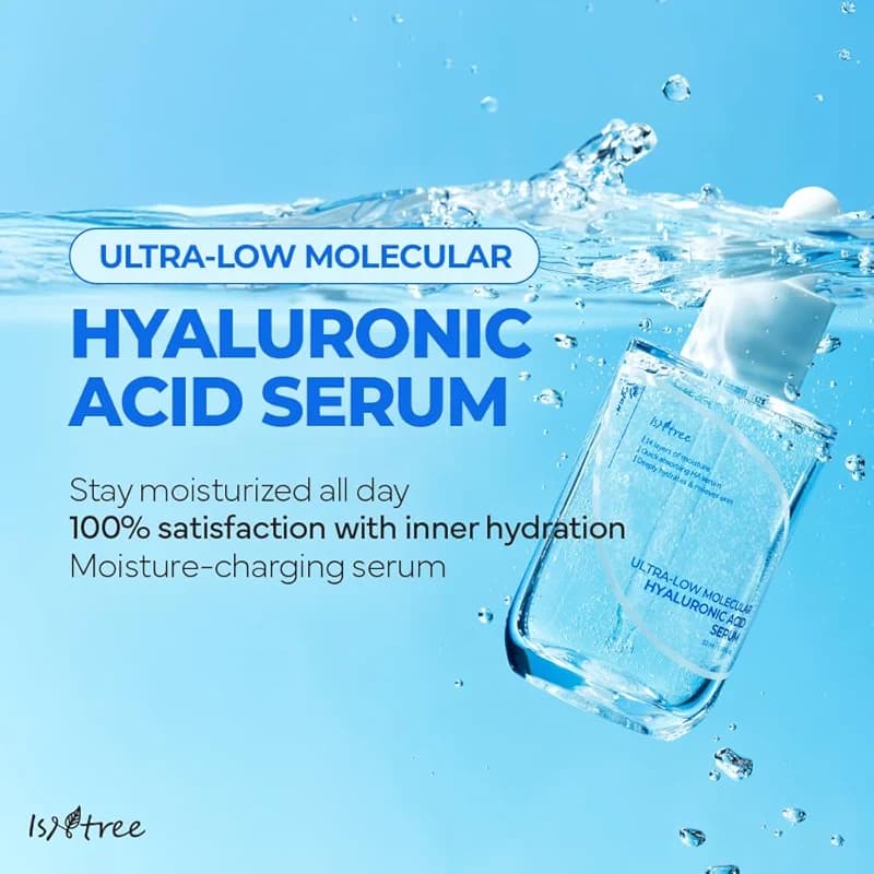 ISNTREE Ultra-Low Molecular Hyaluronic Acid Serum 1.69 fl.oz | Vegan — image 6