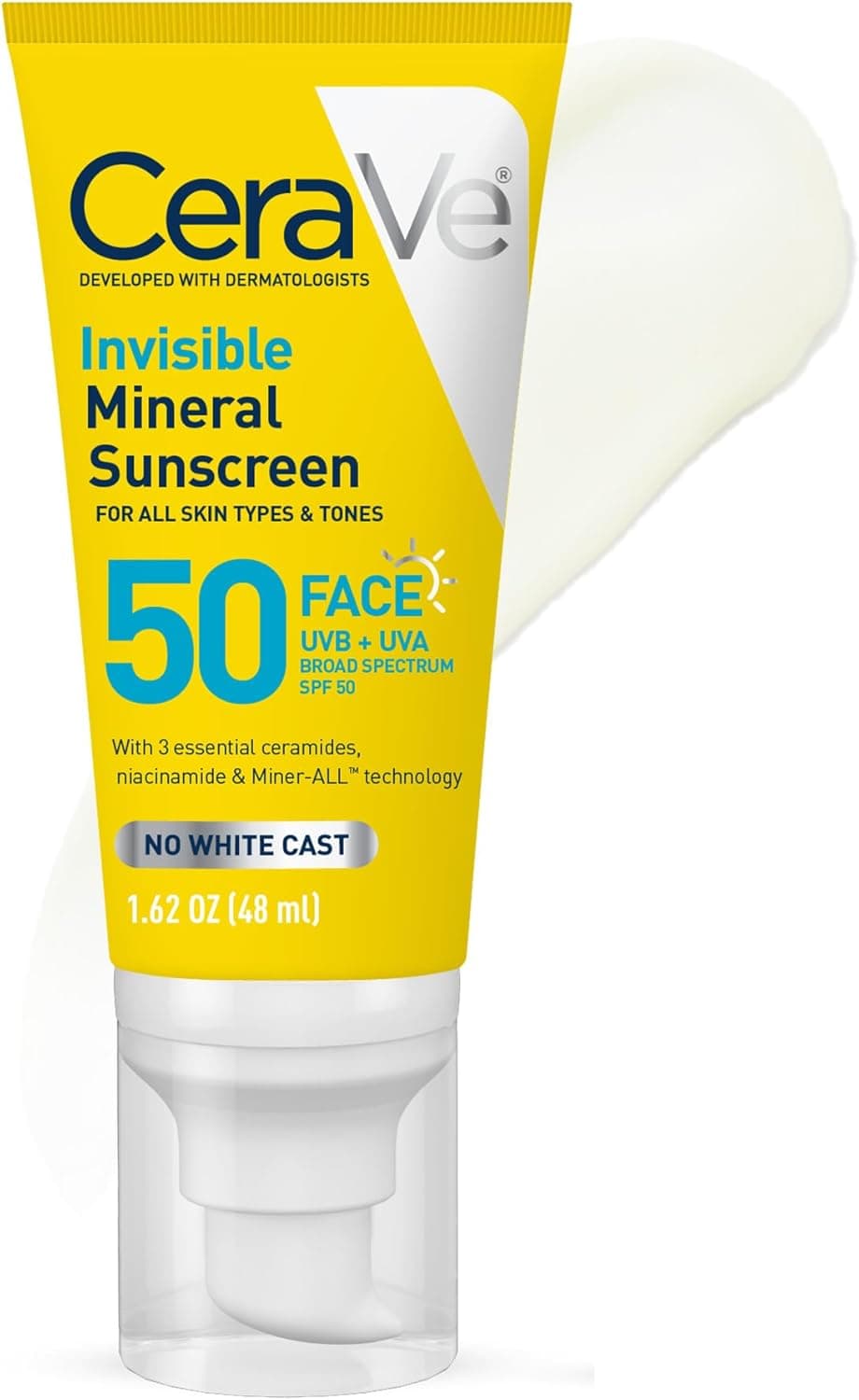 CeraVe Invisible Mineral Sunscreen SPF 50