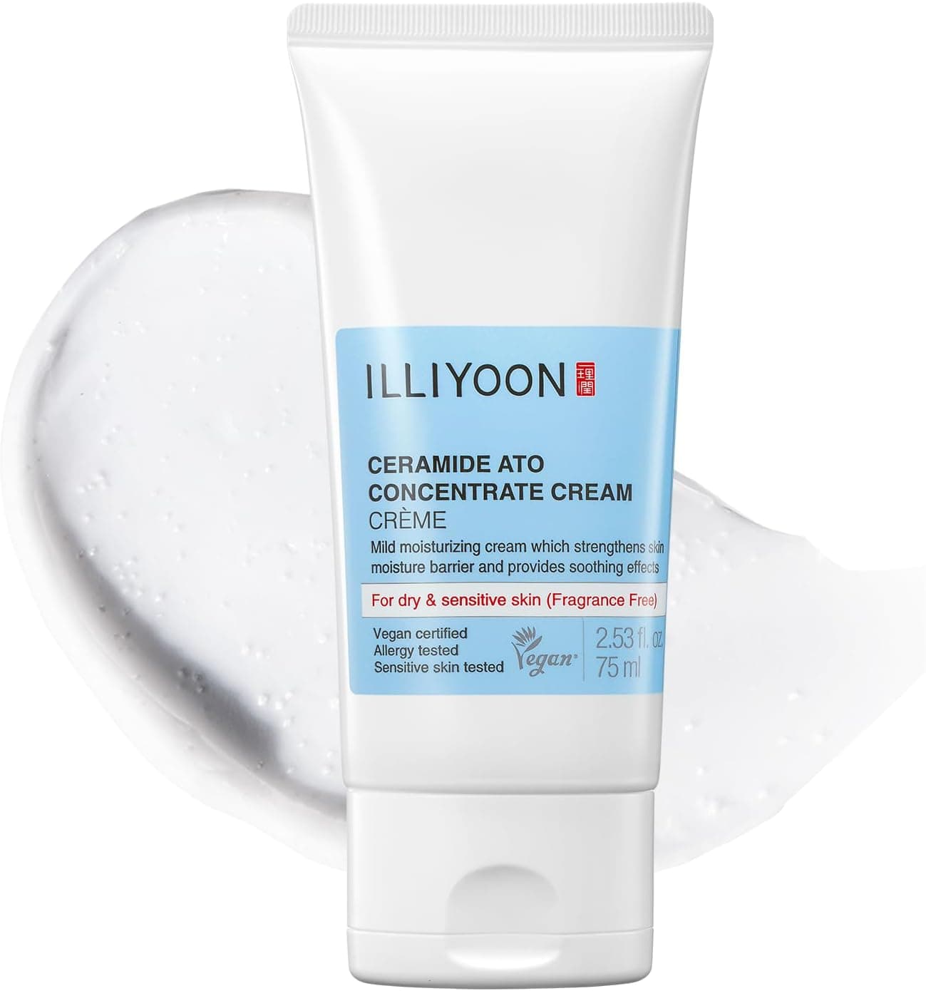 Illiyoon Ceramide Ato Concentrate Cream | Moisturizer for Dry & Sensitive