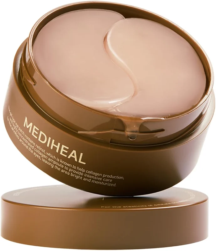 Mediheal Retinol Collagen Under Eye Patches - Korean Hydrogel Eye Pads (60 — image 7