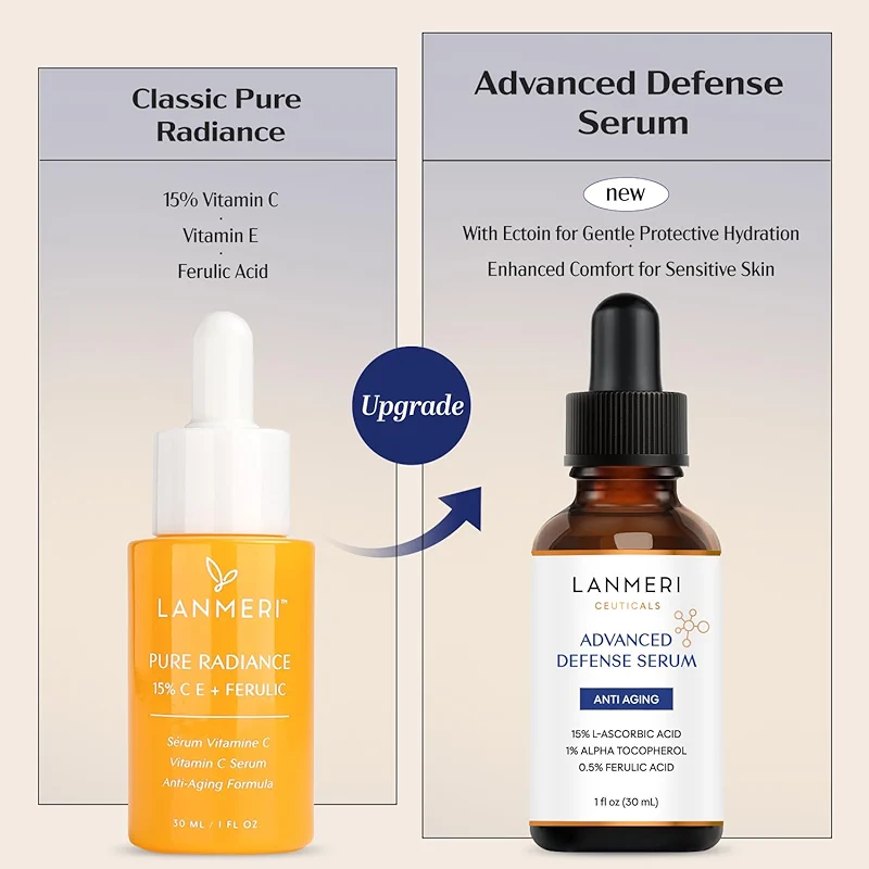 Lanmeri Ceuticals 15% Vitamin C + E + Ferulic Serum: Advanced Antioxidant — image 3