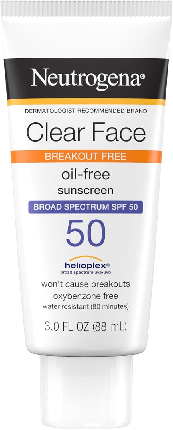 Neutrogena Clear Face Sunscreen Lotion for Acne-Prone Skin