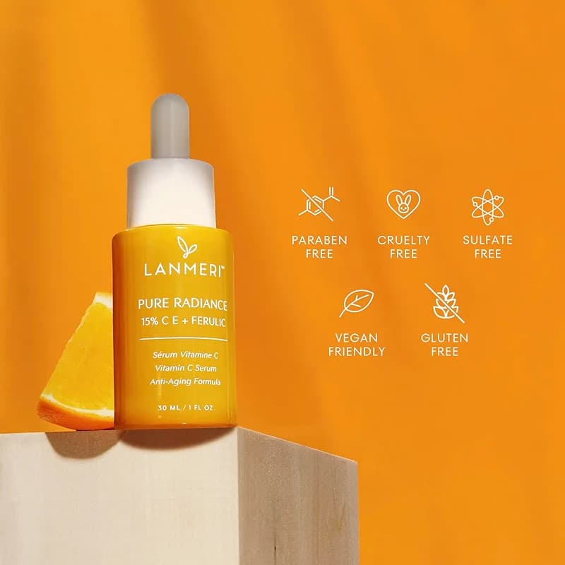Lanmeri Ceuticals 15% Vitamin C + E + Ferulic Serum: Advanced Antioxidant — image 6
