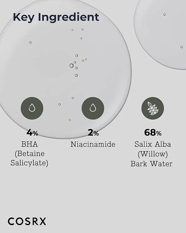 COSRX Niacinamide 2% + BHA 4% Blackhead Exfoliant Toner 3.38 fl.oz / 100ml — image 6