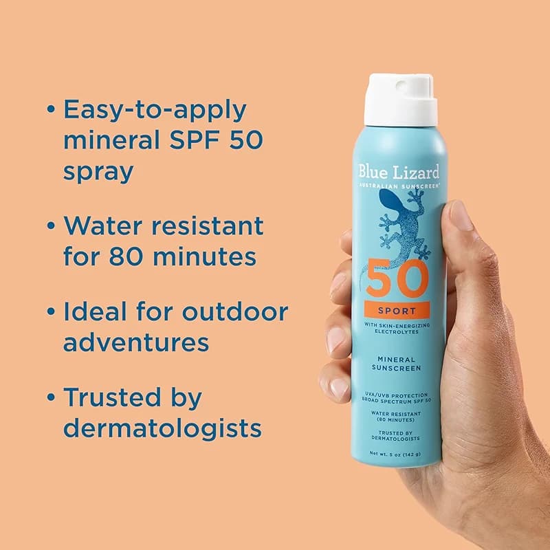 BLUE LIZARD Sport Mineral Sunscreen Spray SPF 50+ — image 2