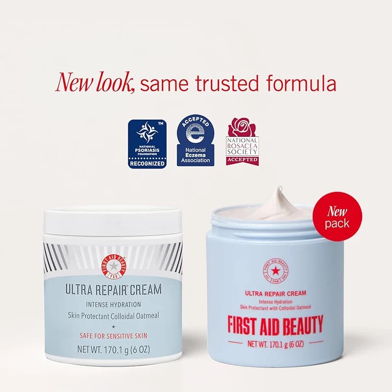 First Aid Beauty Ultra Repair Cream – Whipped Face & Body Moisturizer with — image 3