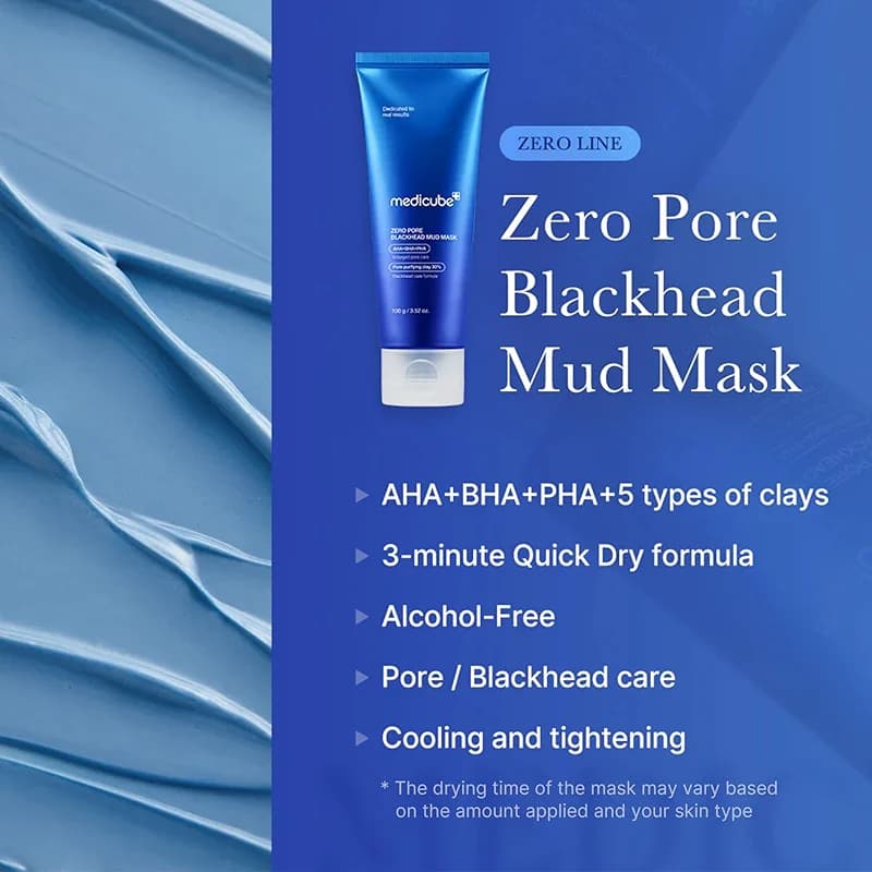 Medicube Zero Pore Blackhead Mud Facial Mask - Skin Cooling & Pore — image 7