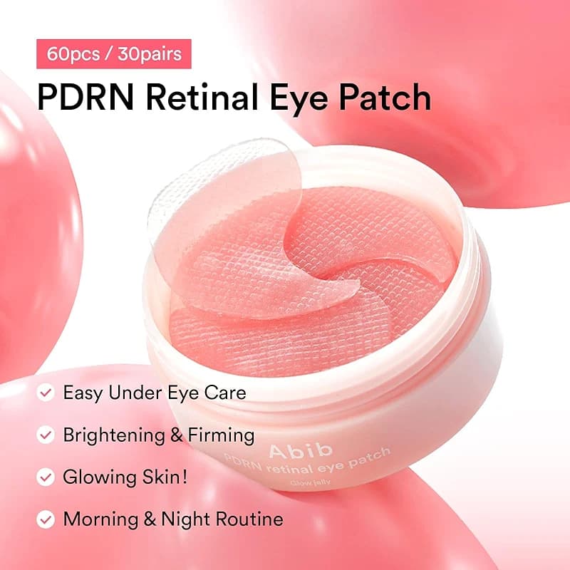 Abib PDRN Retinal Eye Patches for Rejuvenating & Puffy Eyes with Glow Jelly — image 5