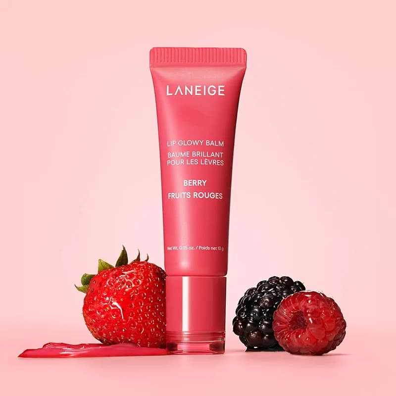 LANEIGE Lip Glowy Balm: Sheer Tinted Lip Moisturizer with Shea Butter