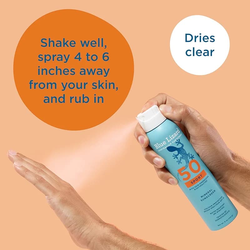 BLUE LIZARD Sport Mineral Sunscreen Spray SPF 50+ — image 4