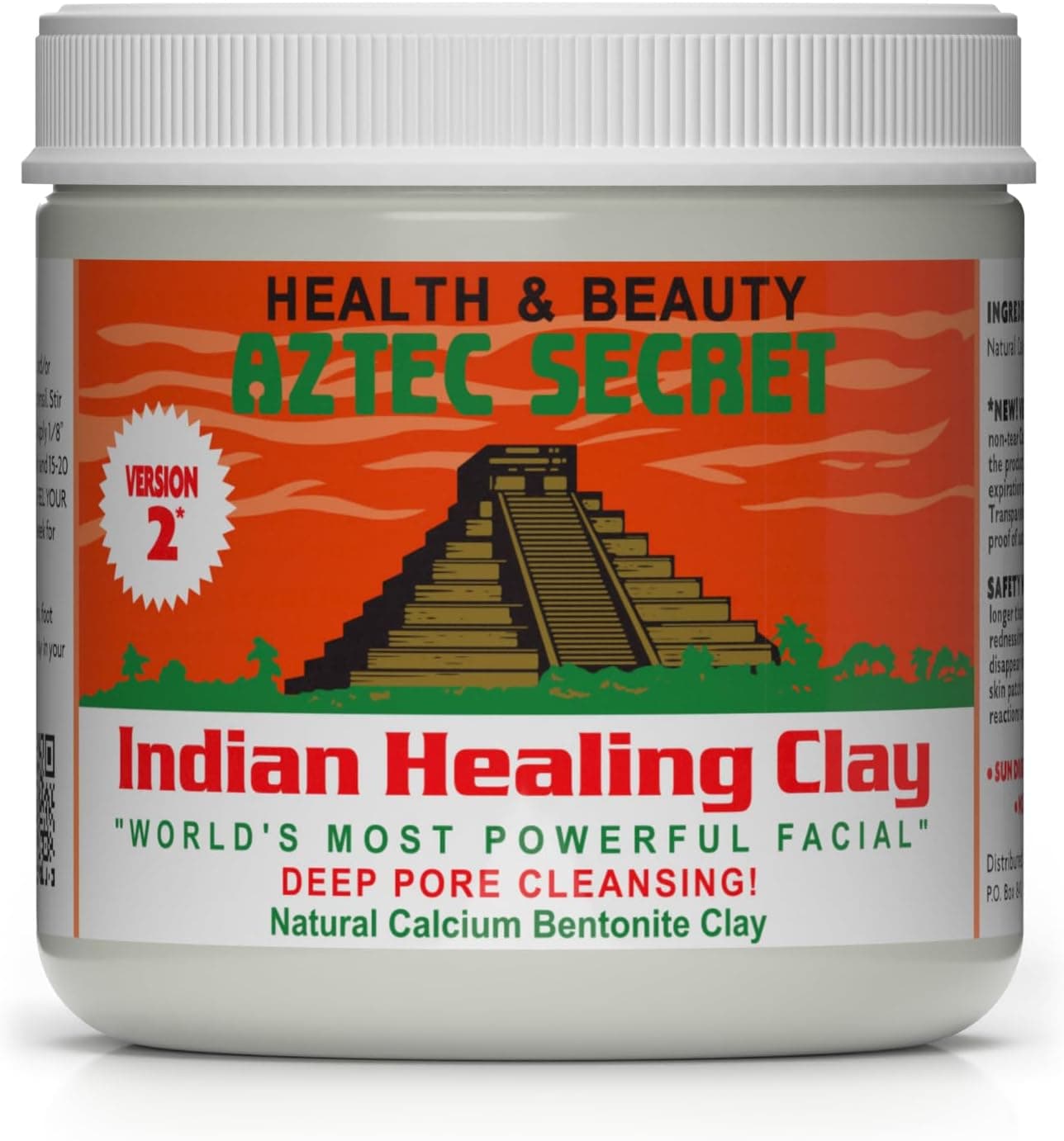 Aztec Secret– Indian Healing Clay 16 Oz – Deep Pore Cleansing Facial &