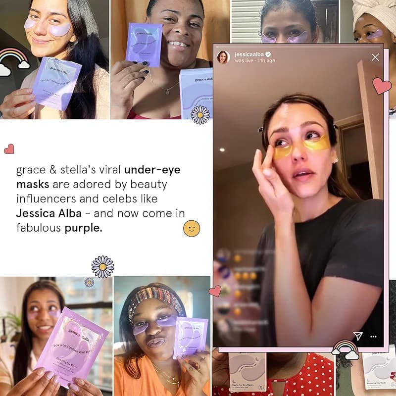grace & stella Retinol Under Eye Patches for Puffy Eyes & Dark Circles — image 8
