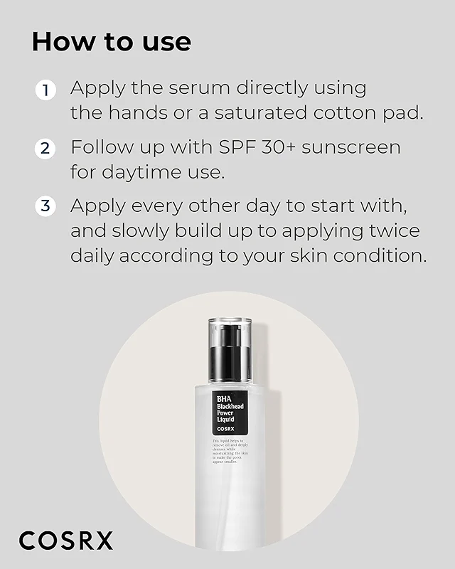 COSRX Niacinamide 2% + BHA 4% Blackhead Exfoliant Toner 3.38 fl.oz / 100ml — image 2