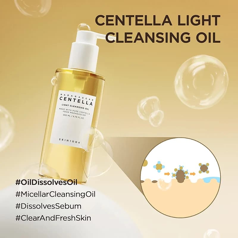 SKIN1004 Madagascar Centella Light Cleansing Oil 6.76 fl.oz — image 4