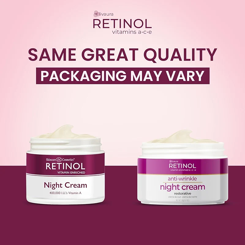 Retinol LIVAURA Skincare LdeL Cosmetics Cream Vitamins A + C + E (Night — image 2