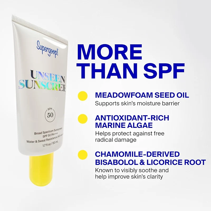 Supergoop! Unseen Sunscreen - SPF 50 - Clear & Invisible Face Sunscreen + — image 3