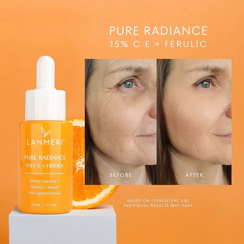 Lanmeri Ceuticals 15% Vitamin C + E + Ferulic Serum: Advanced Antioxidant — image 4
