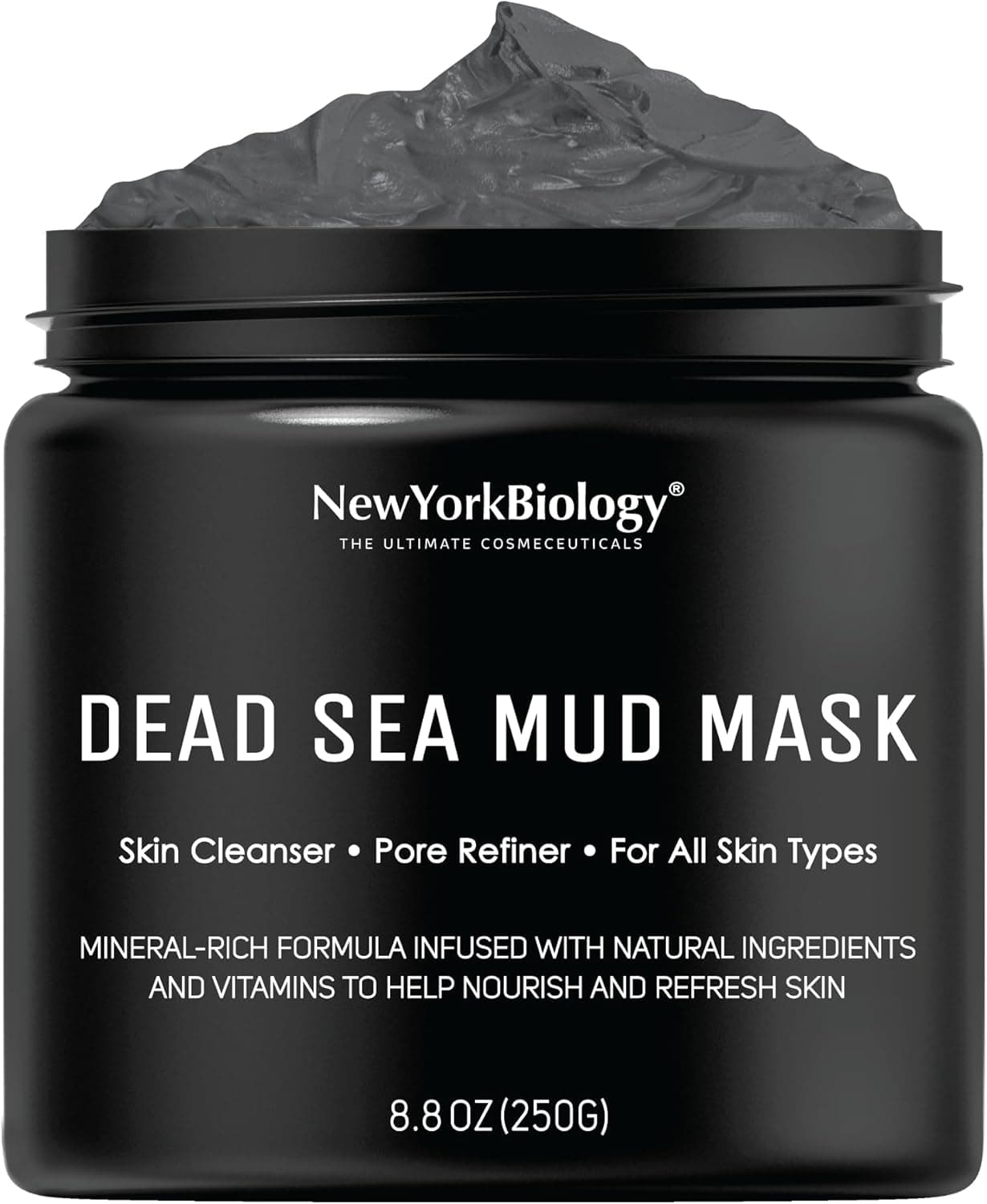 New York Biology Dead Sea Mud Mask for Face and Body | Spa Quality Pore