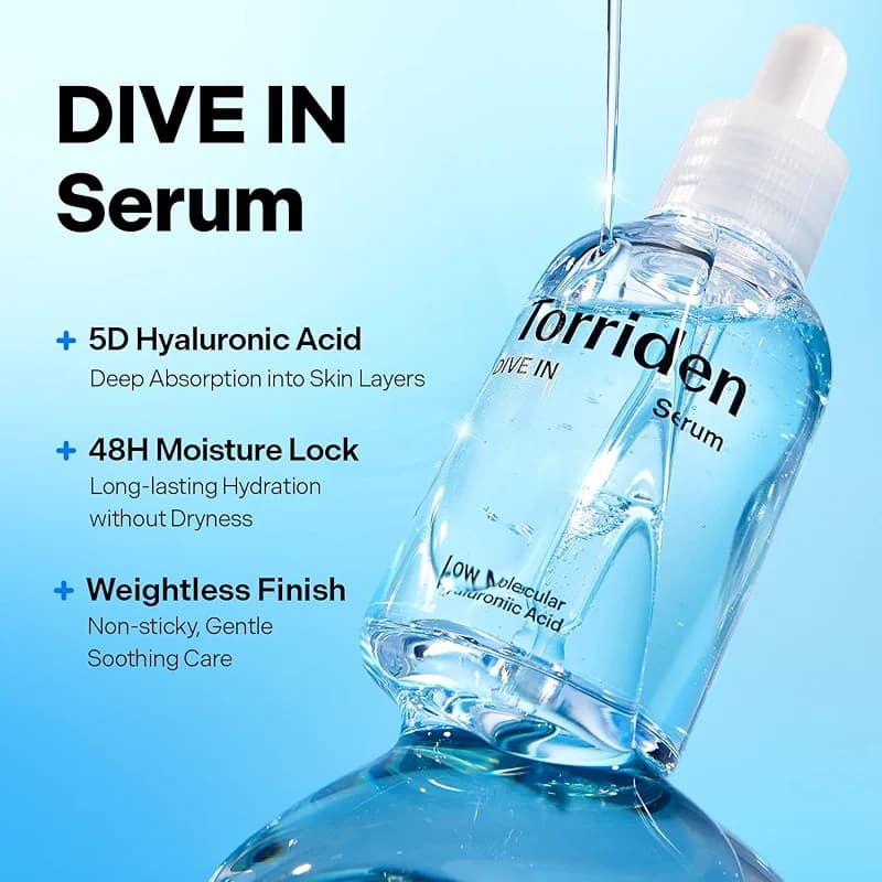 Torriden DIVE IN Hyaluronic Acid Serum for Deep Hydration | Korean — image 3