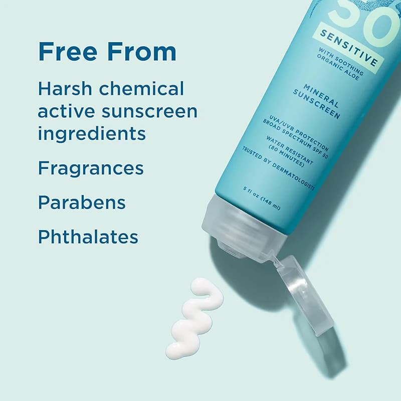 Blue Lizard Sensitive Mineral SPF 50 Sunscreen Lotion — image 4