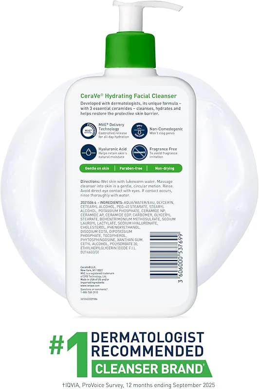 CeraVe Hydrating Facial Cleanser — image 2