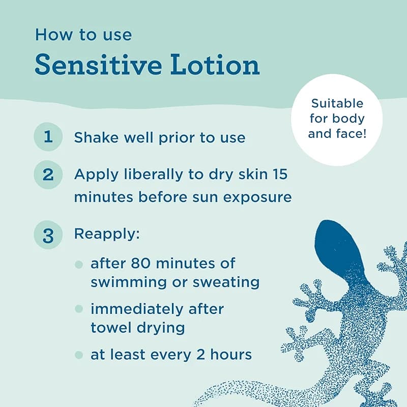 Blue Lizard Sensitive Mineral SPF 50 Sunscreen Lotion — image 3