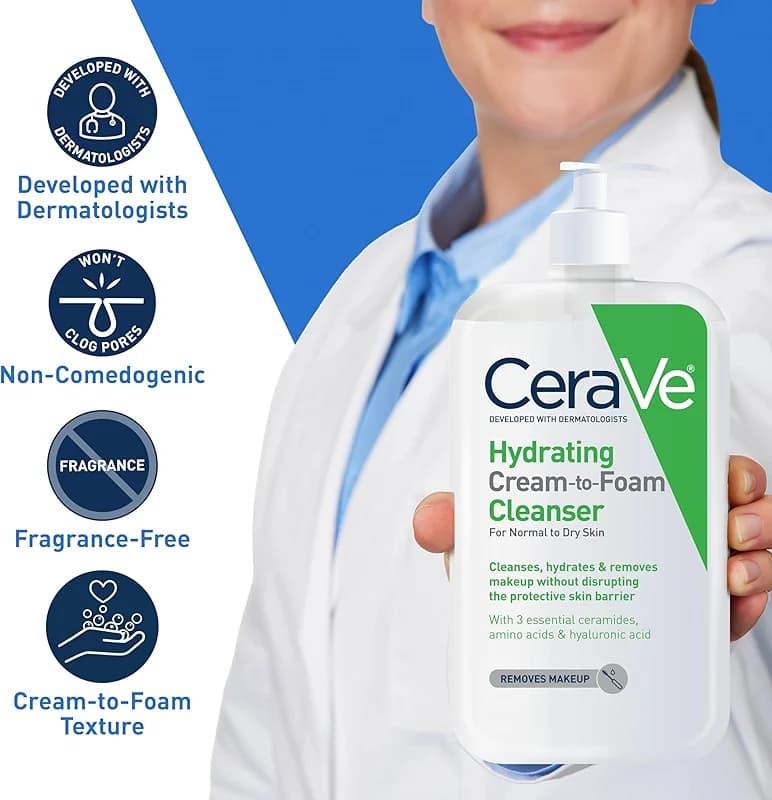 CeraVe Hydrating Cream To Foam Cleanser — image 6
