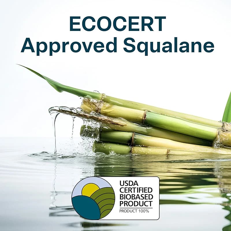 QRxLabs Plant-Based Squalane Face Moisturizer - Hyaluronic Acid Cream for — image 3