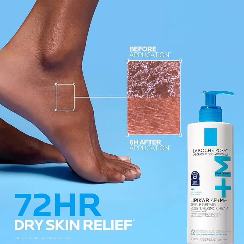 La Roche-Posay Lipikar AP+MAX Triple Repair Moisturizing Body Cream | Face — image 4