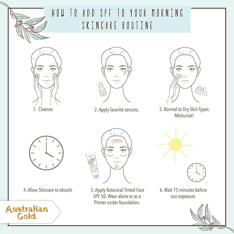 Australian Gold Botanical SPF 50 Tinted Face Sunscreen