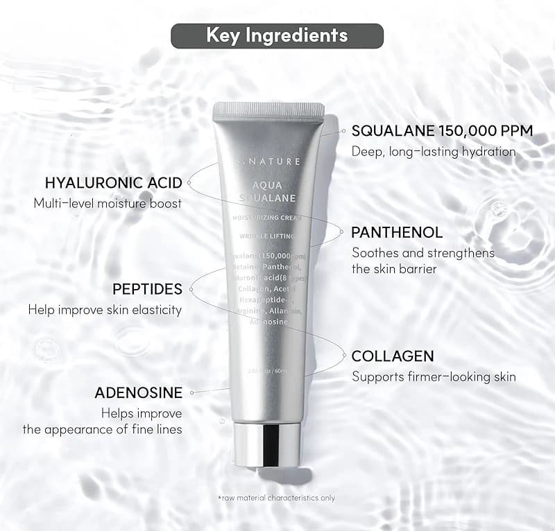 S.NATURE Pore Refining Moisturizer for Dry & Sensitive Skin – Squalane — image 3