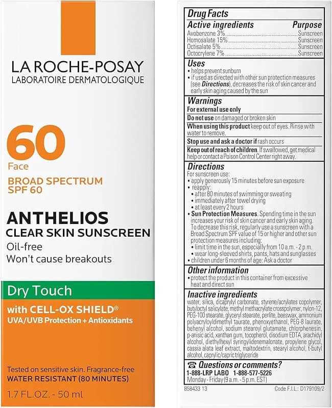 La Roche-Posay Anthelios Clear Skin Sunscreen Dry Touch SPF 60 — image 5