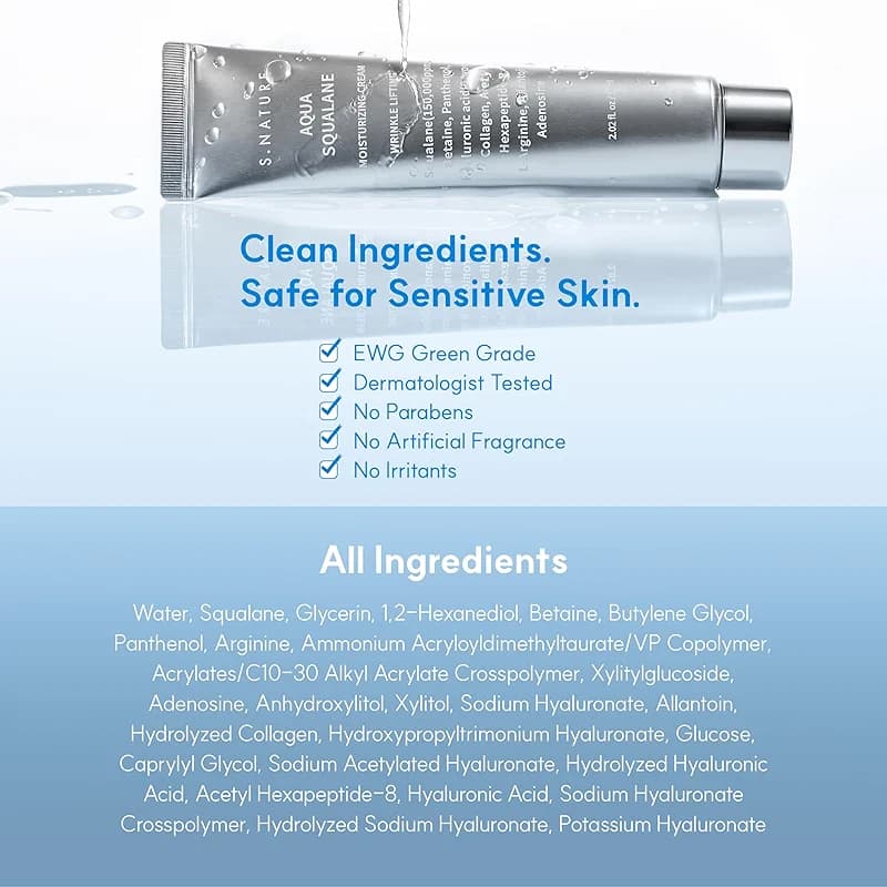 S.NATURE Pore Refining Moisturizer for Dry & Sensitive Skin – Squalane — image 6